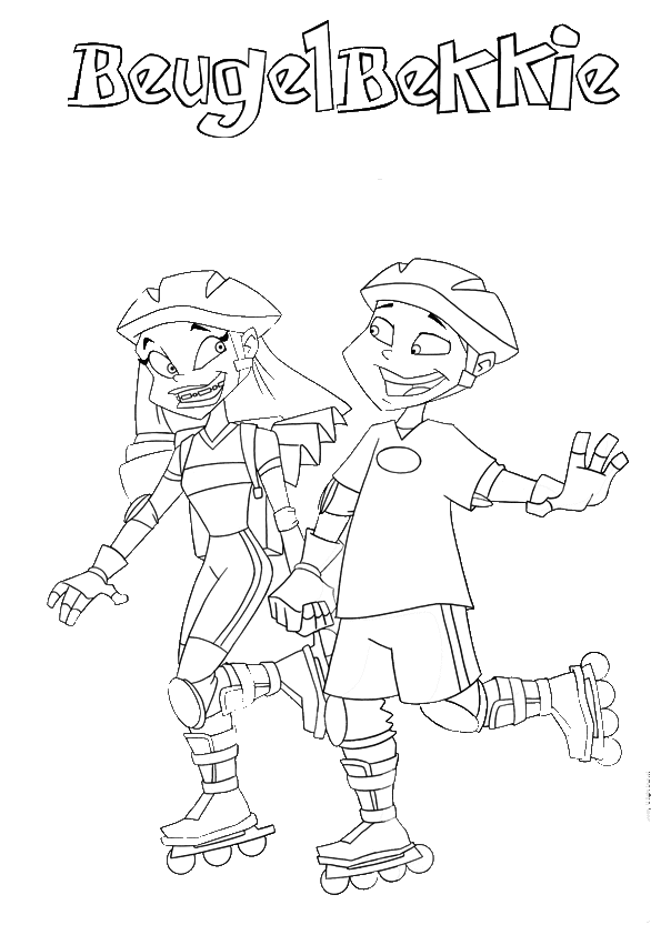 Braceface coloring pages