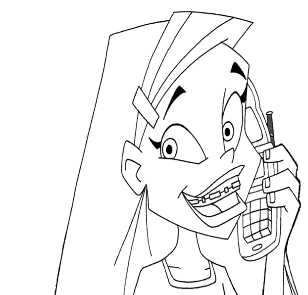 Braceface coloring pages