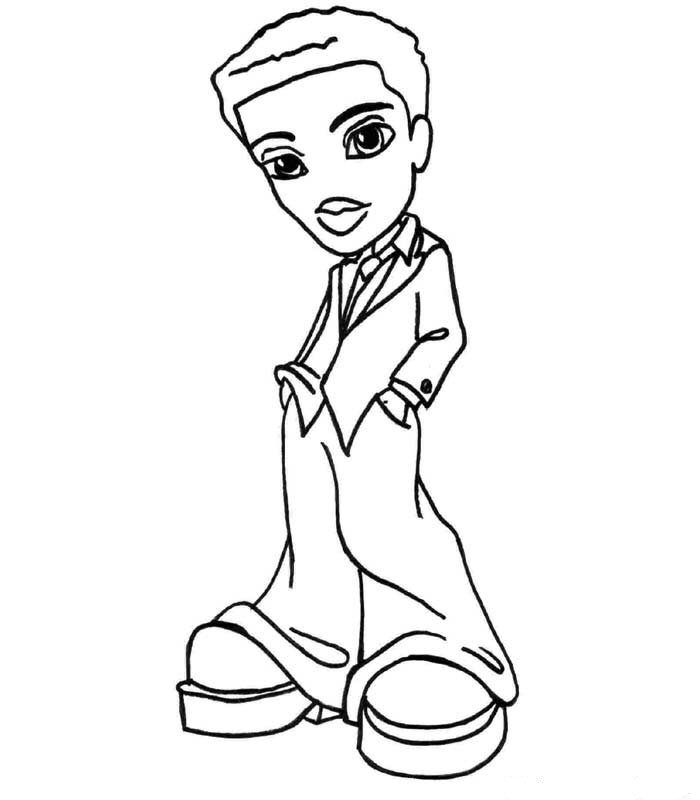 Bratz coloring pages