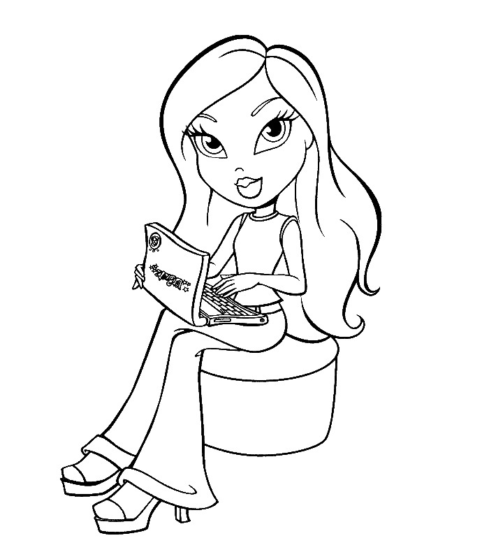 Bratz coloring pages