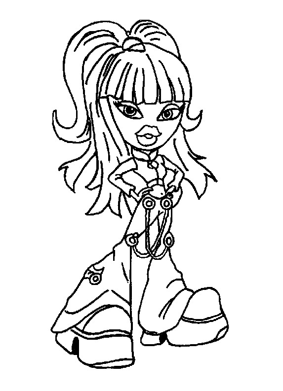 Coloring Page - Bratz coloring pages 17