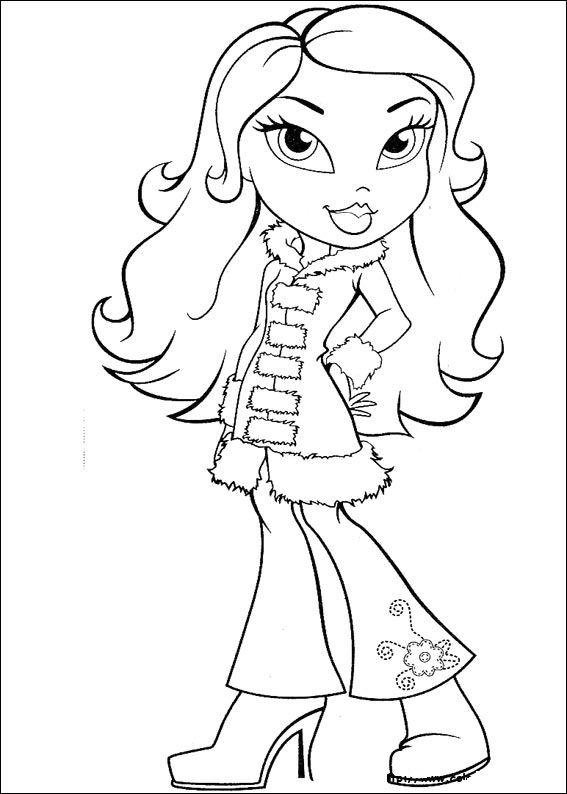 Bratz coloring pages