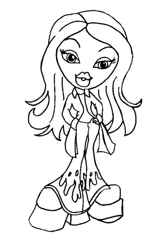 Bratz coloring pages