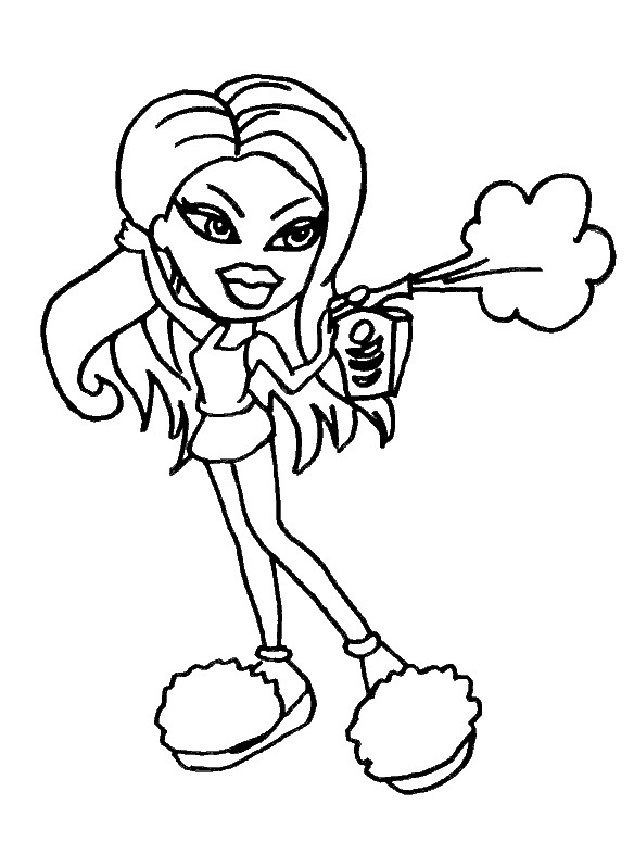 Bratz coloring pages