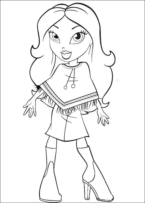 Bratz coloring pages