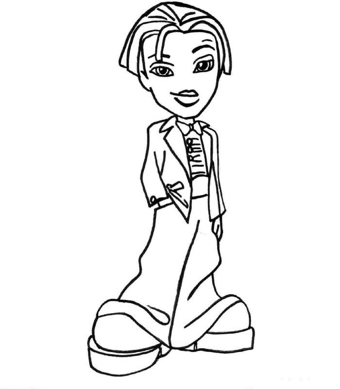 Bratz coloring pages