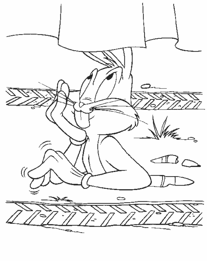 Bugs bunny coloring pages