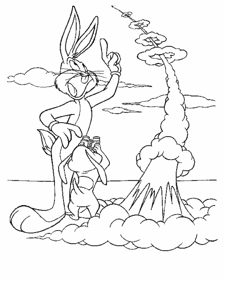 Bugs bunny coloring pages