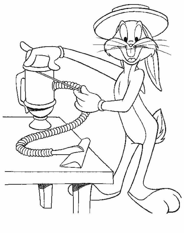 Bugs bunny coloring pages