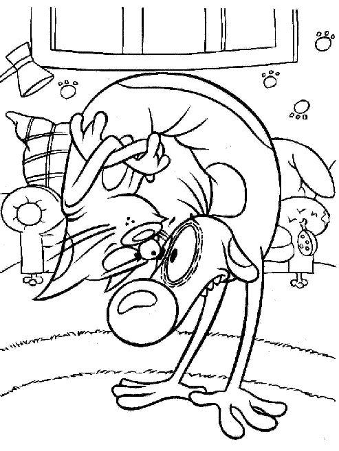 Catdog coloring pages