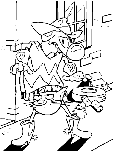 Catdog coloring pages