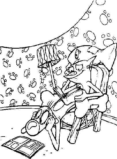 Catdog coloring pages