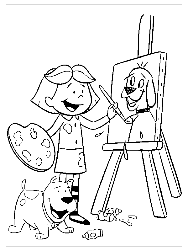 Clifford coloring pages