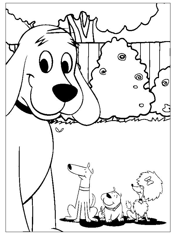 Coloring Page Clifford coloring pages 2