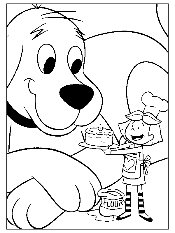 Clifford coloring pages