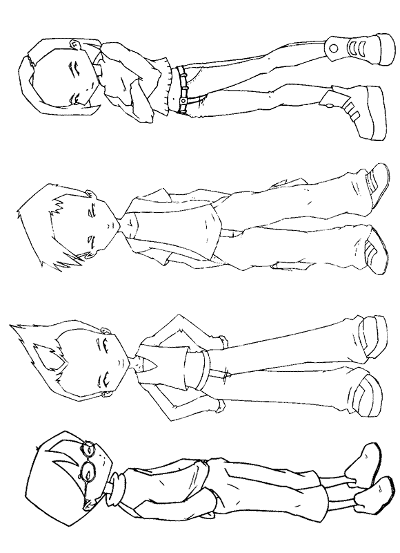 Code lyoko coloring pages