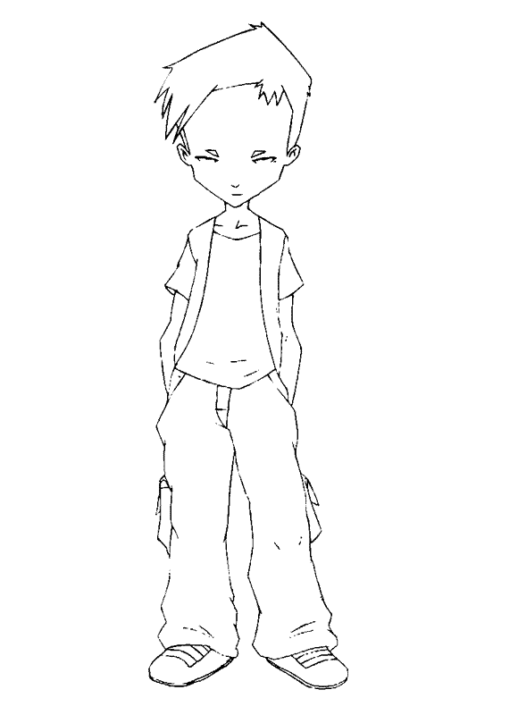 Code lyoko coloring pages