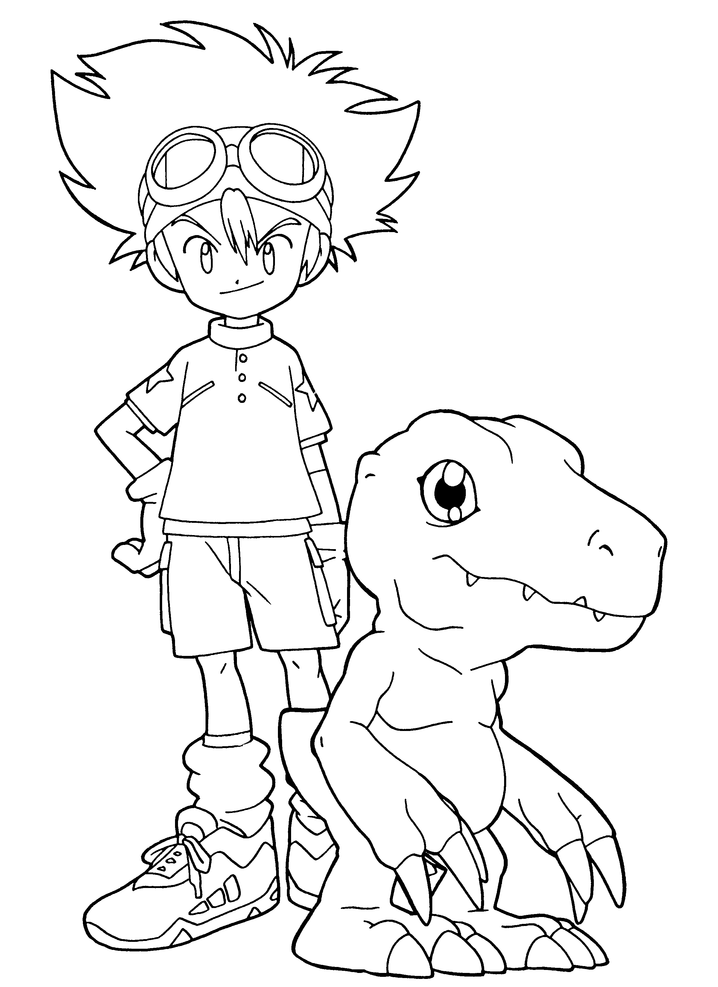 Digimon coloring pages