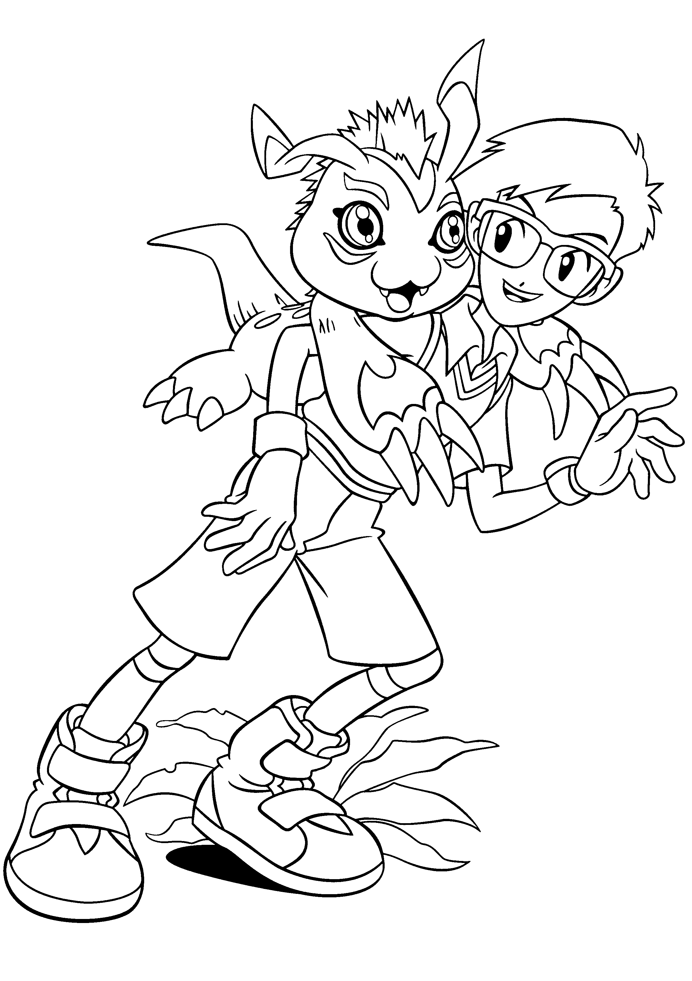 Digimon coloring pages