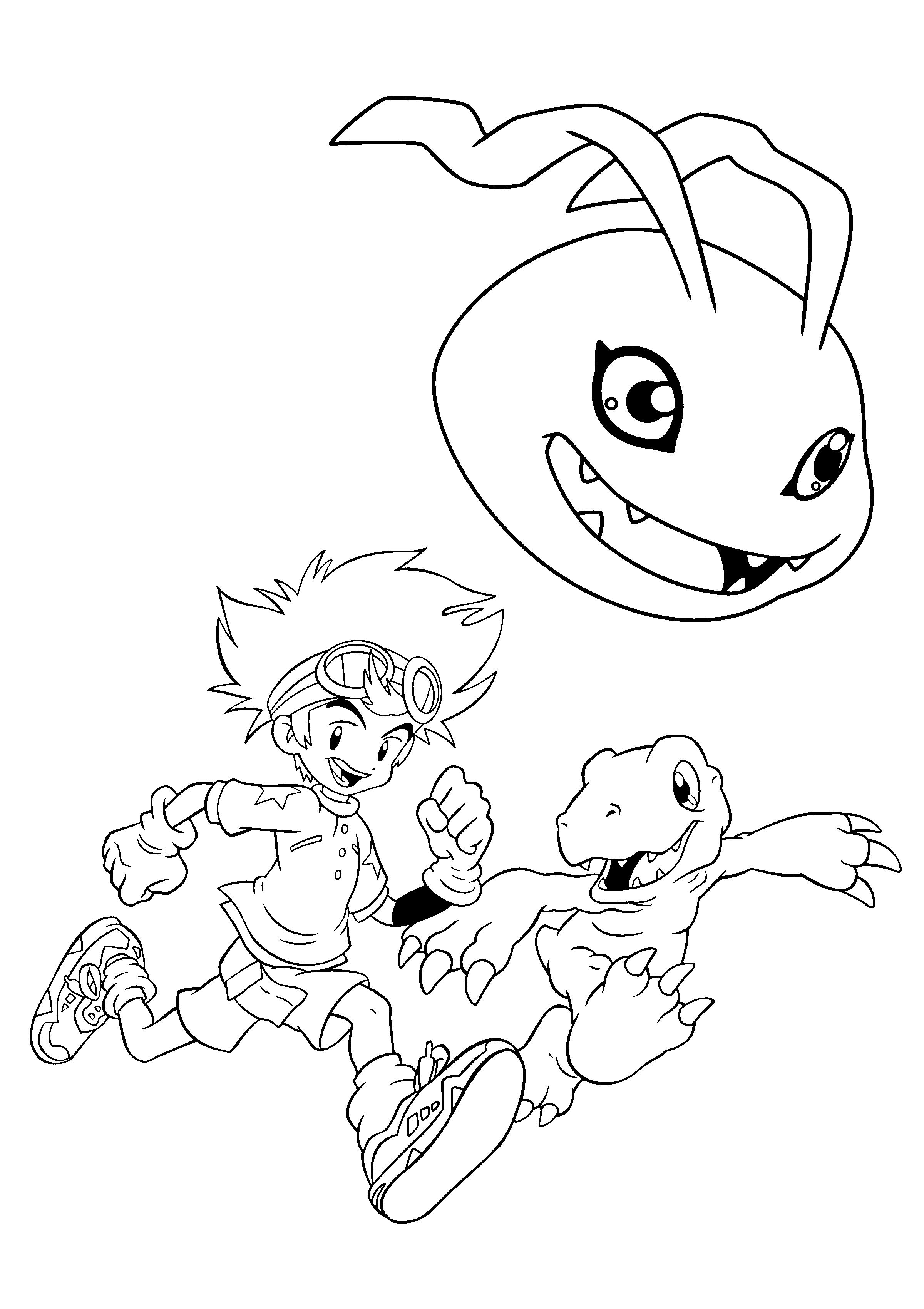 Digimon coloring pages