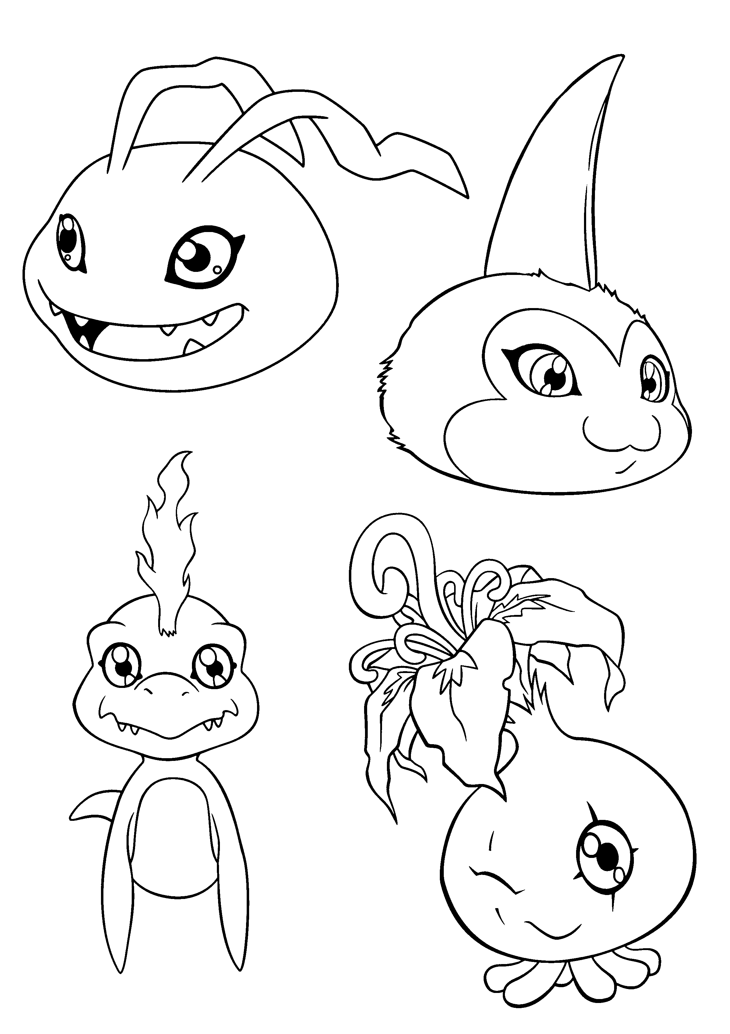 Digimon coloring pages