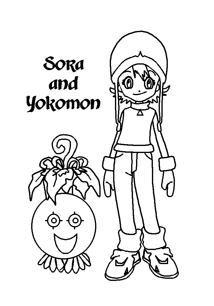 Digimon coloring pages