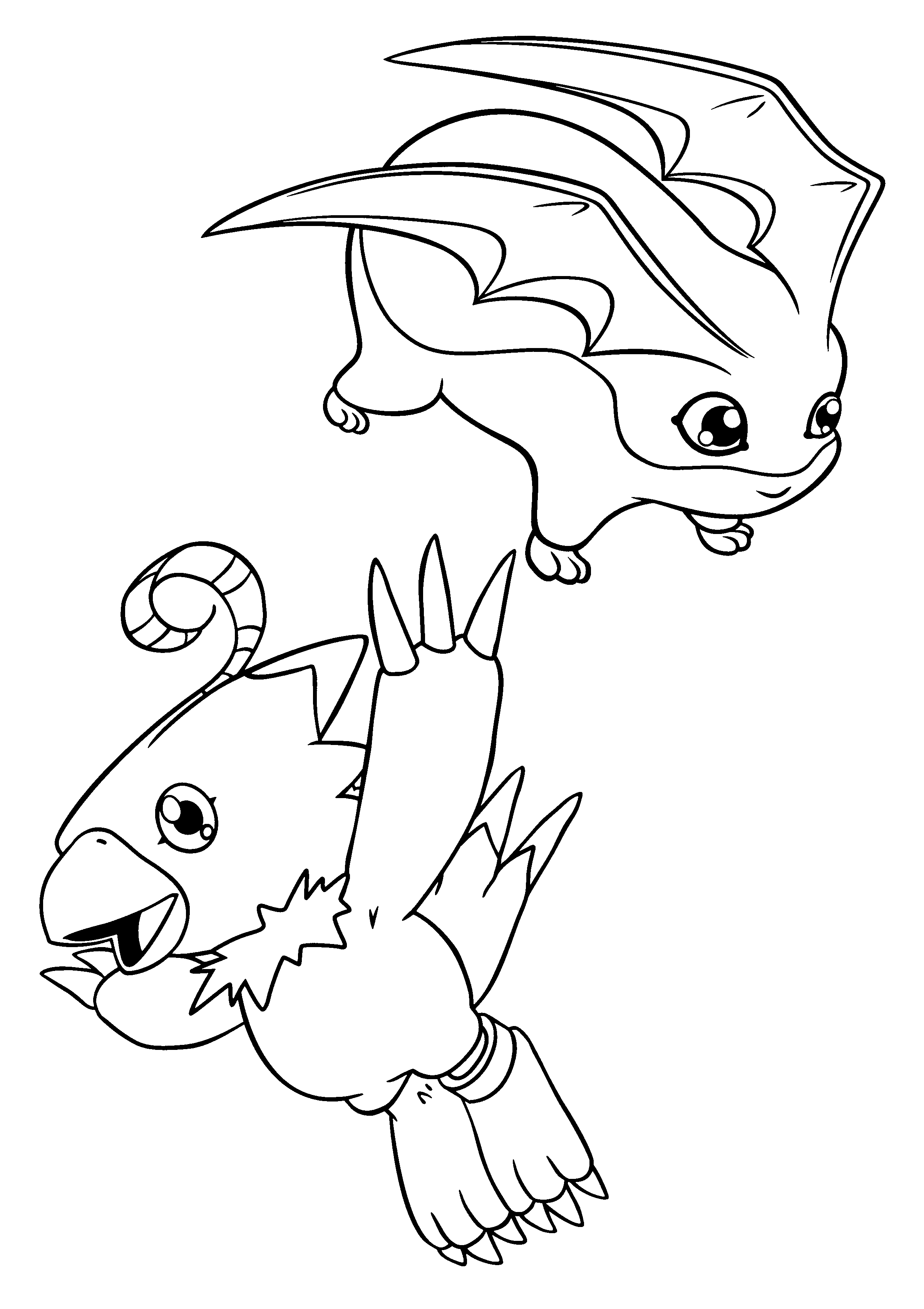 Digimon coloring pages