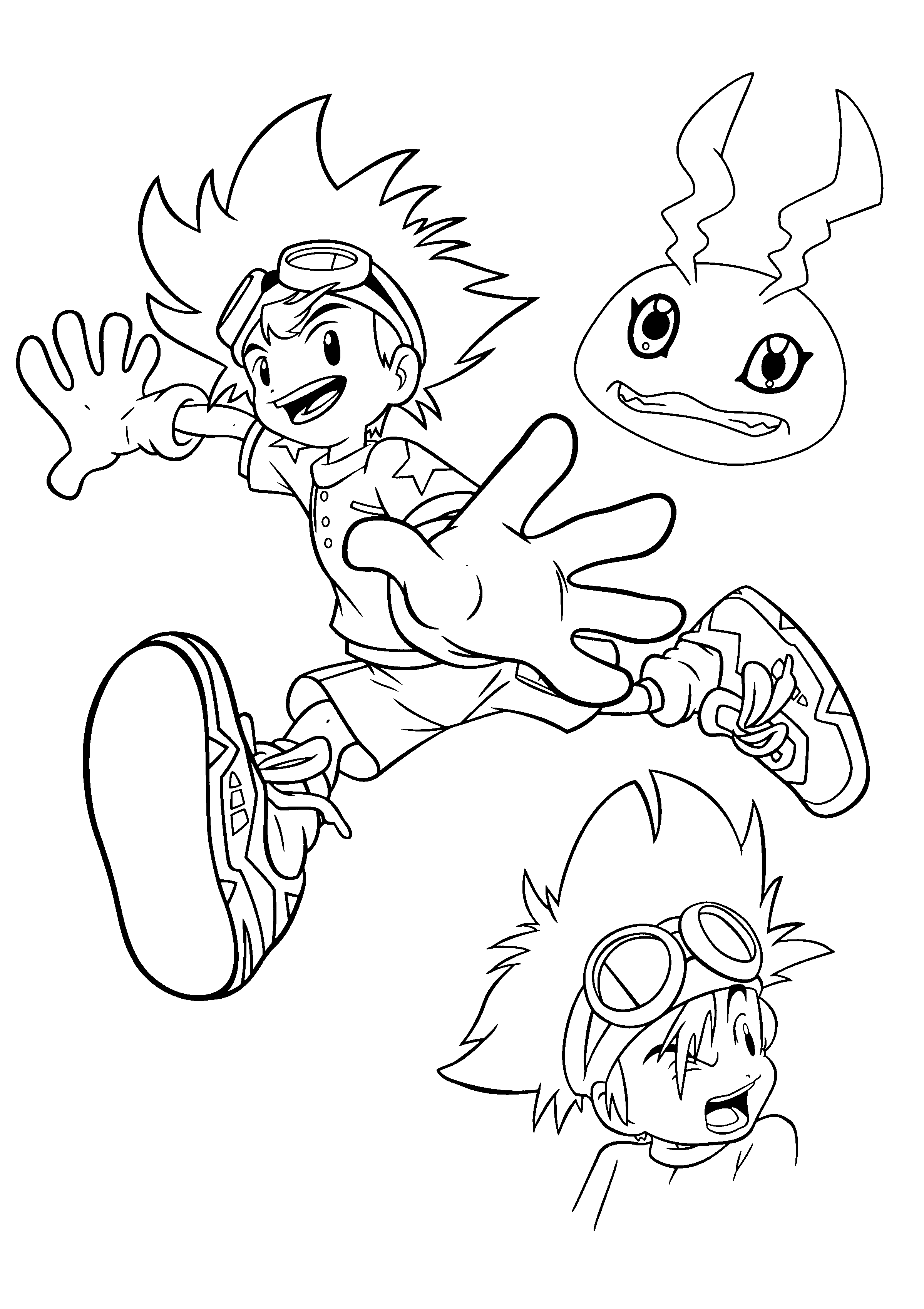 Digimon coloring pages