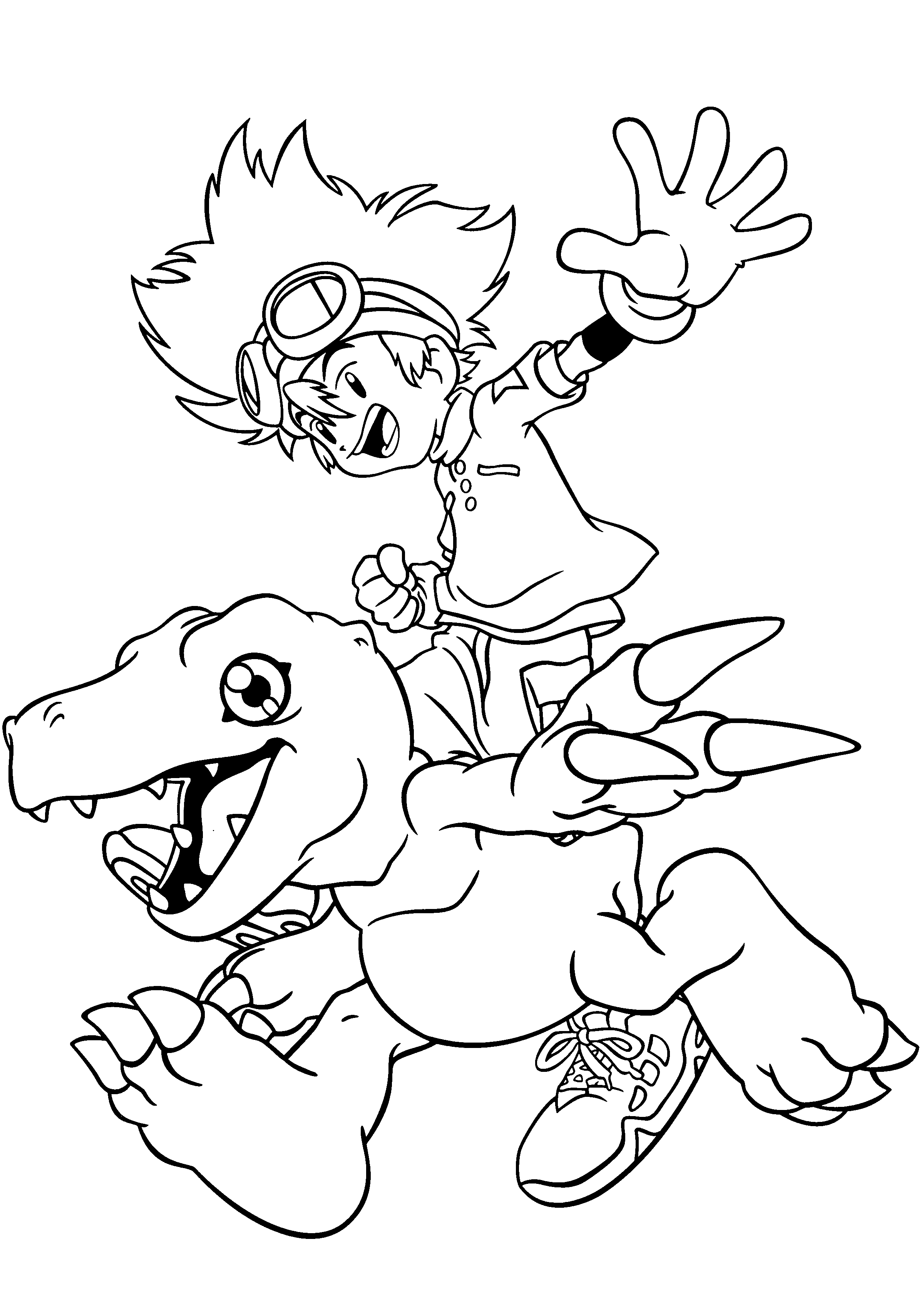 Digimon coloring pages