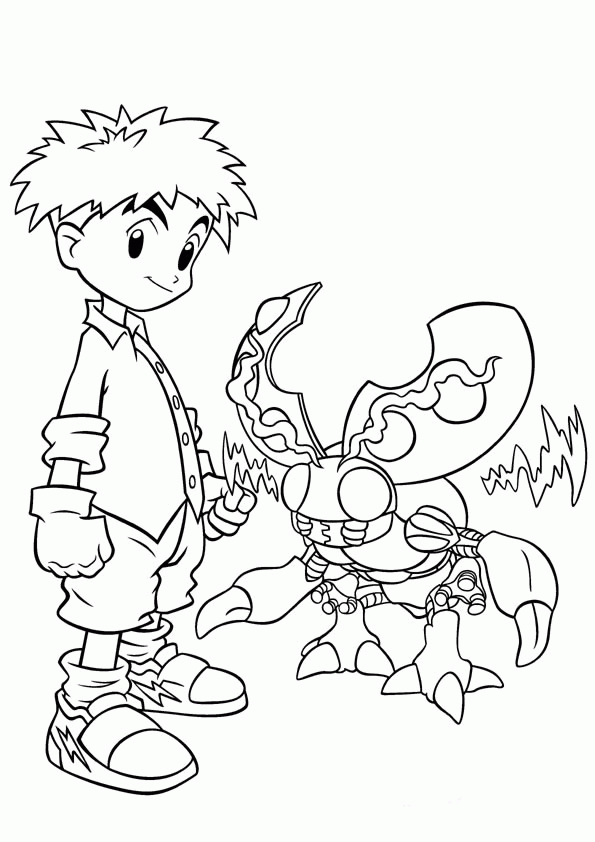 Digimon coloring pages