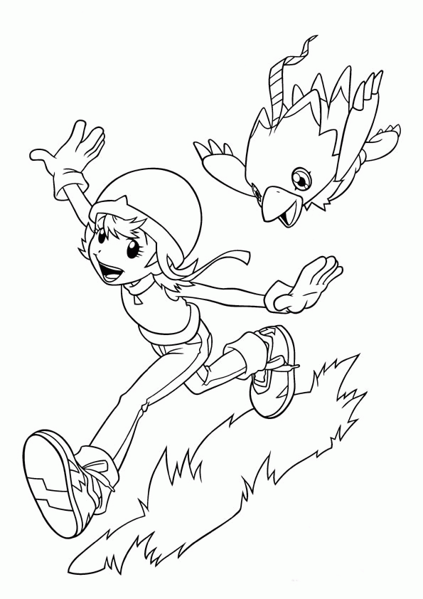 Digimon coloring pages