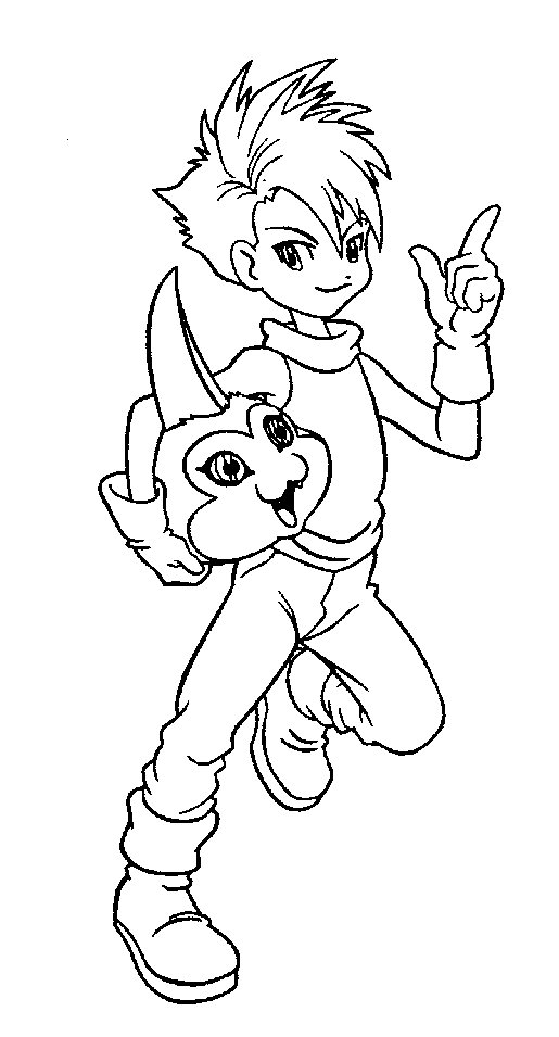 Digimon coloring pages