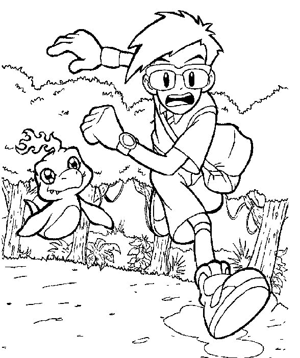 Digimon coloring pages