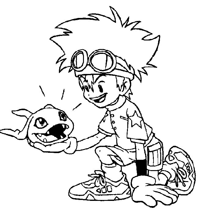 Digimon coloring pages