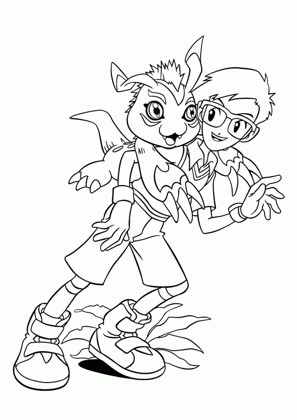 Digimon coloring pages