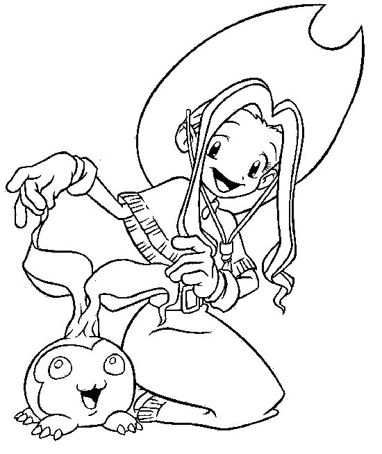 Digimon coloring pages