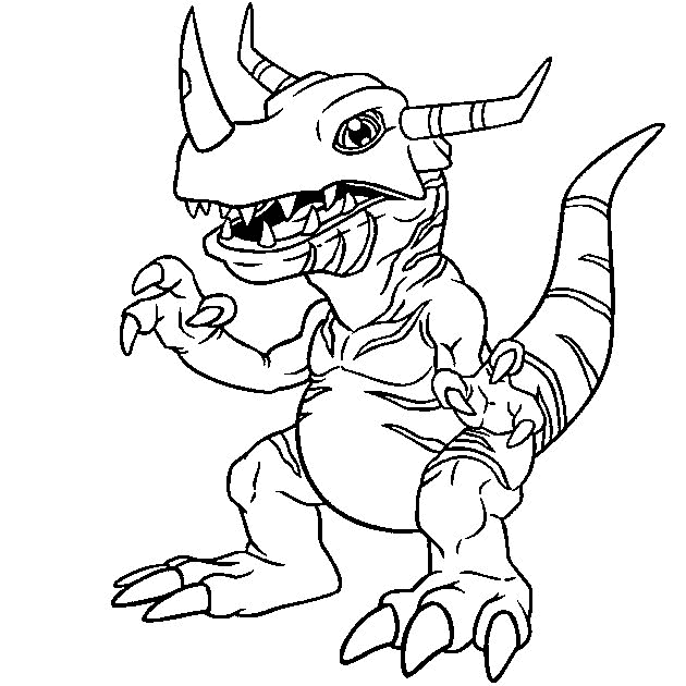 Digimon coloring pages