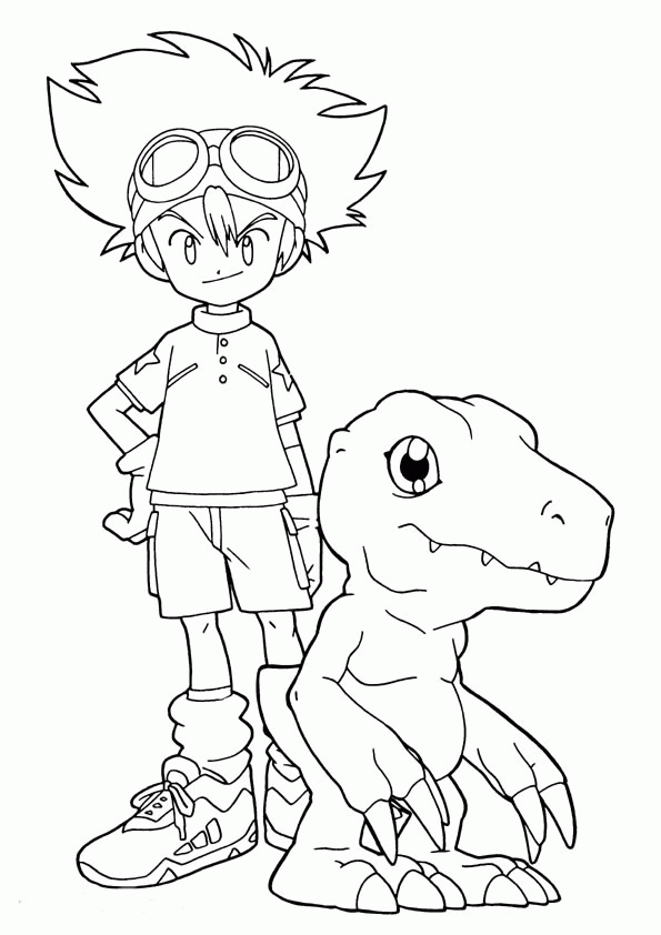 Digimon coloring pages