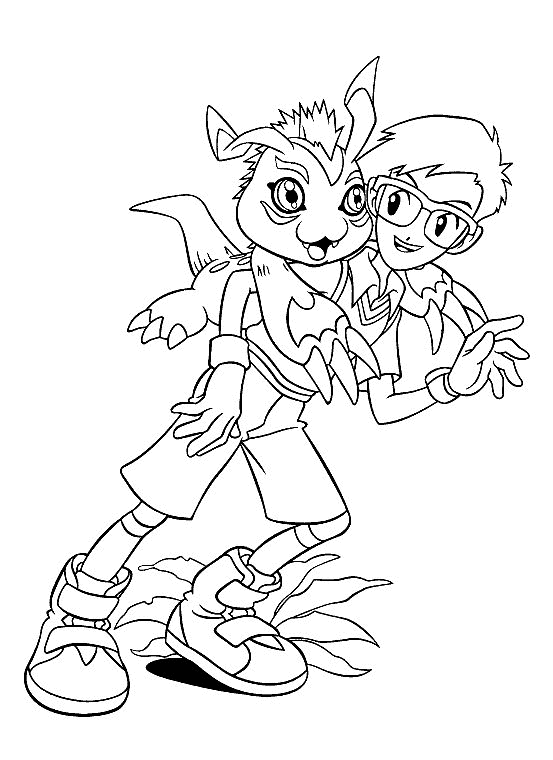 Digimon coloring pages