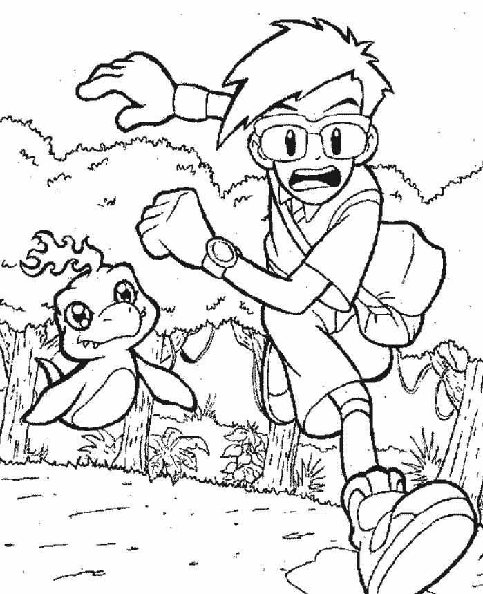 Digimon coloring pages