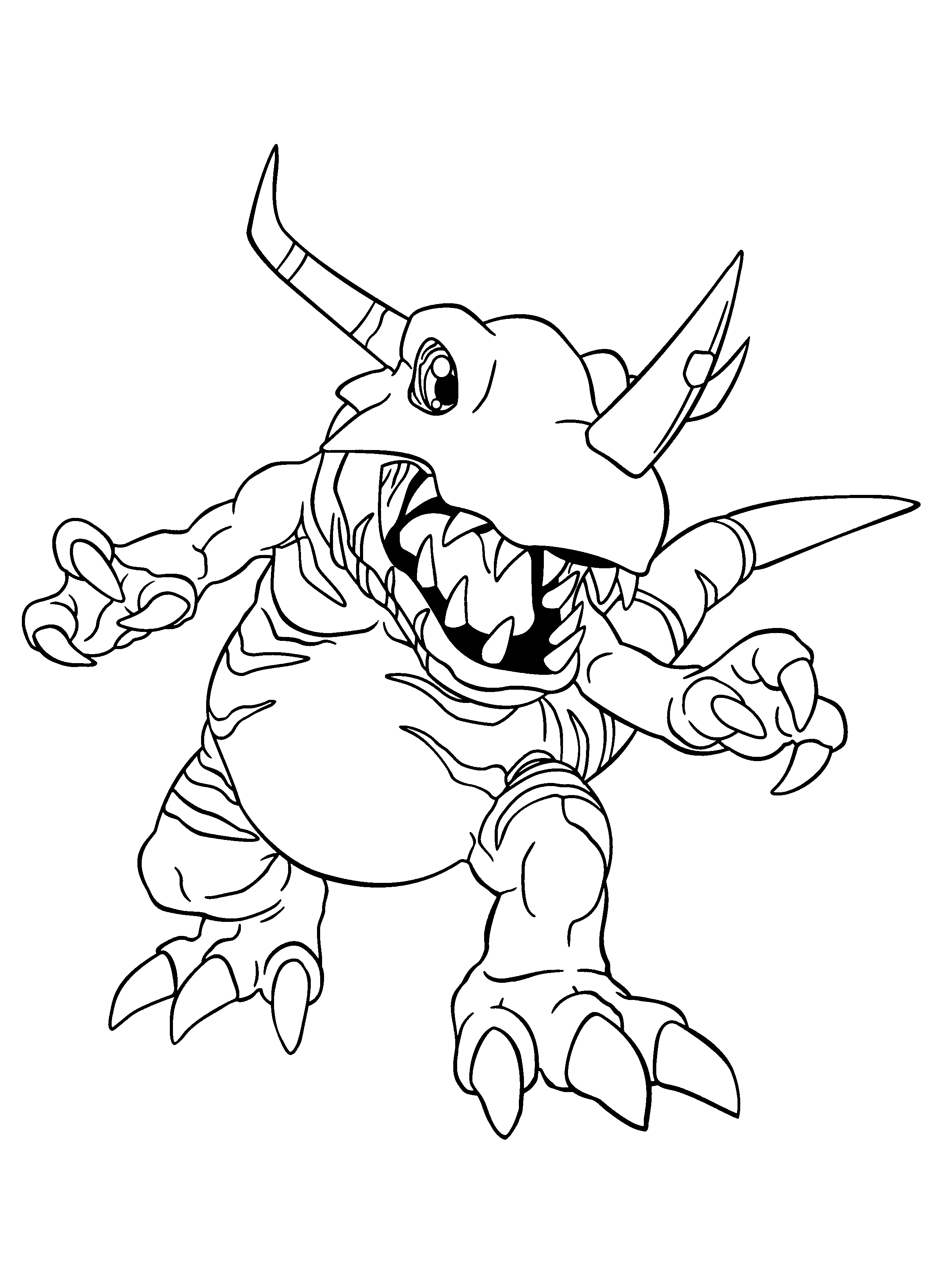 Digimon coloring pages