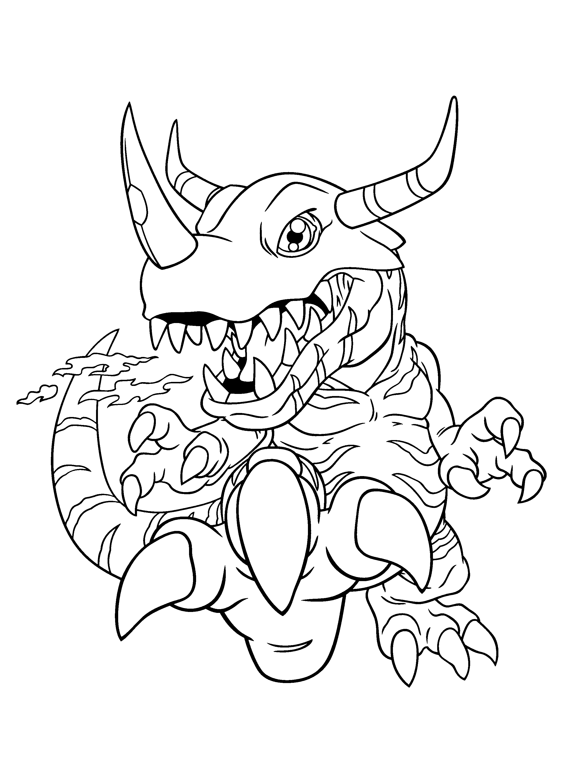 Digimon coloring pages