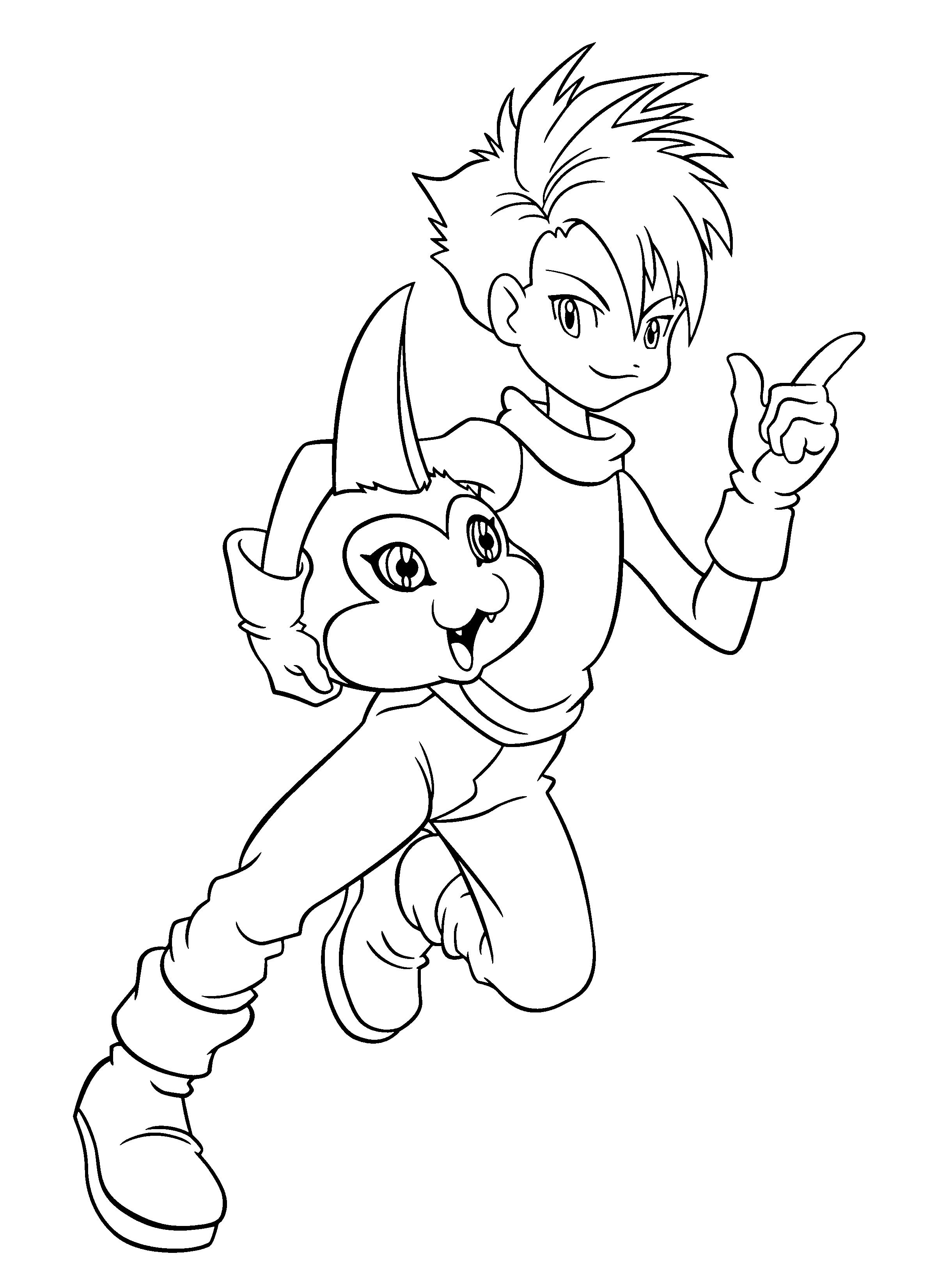 Digimon coloring pages