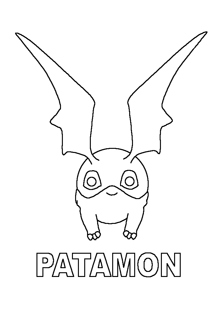 Digimon coloring pages