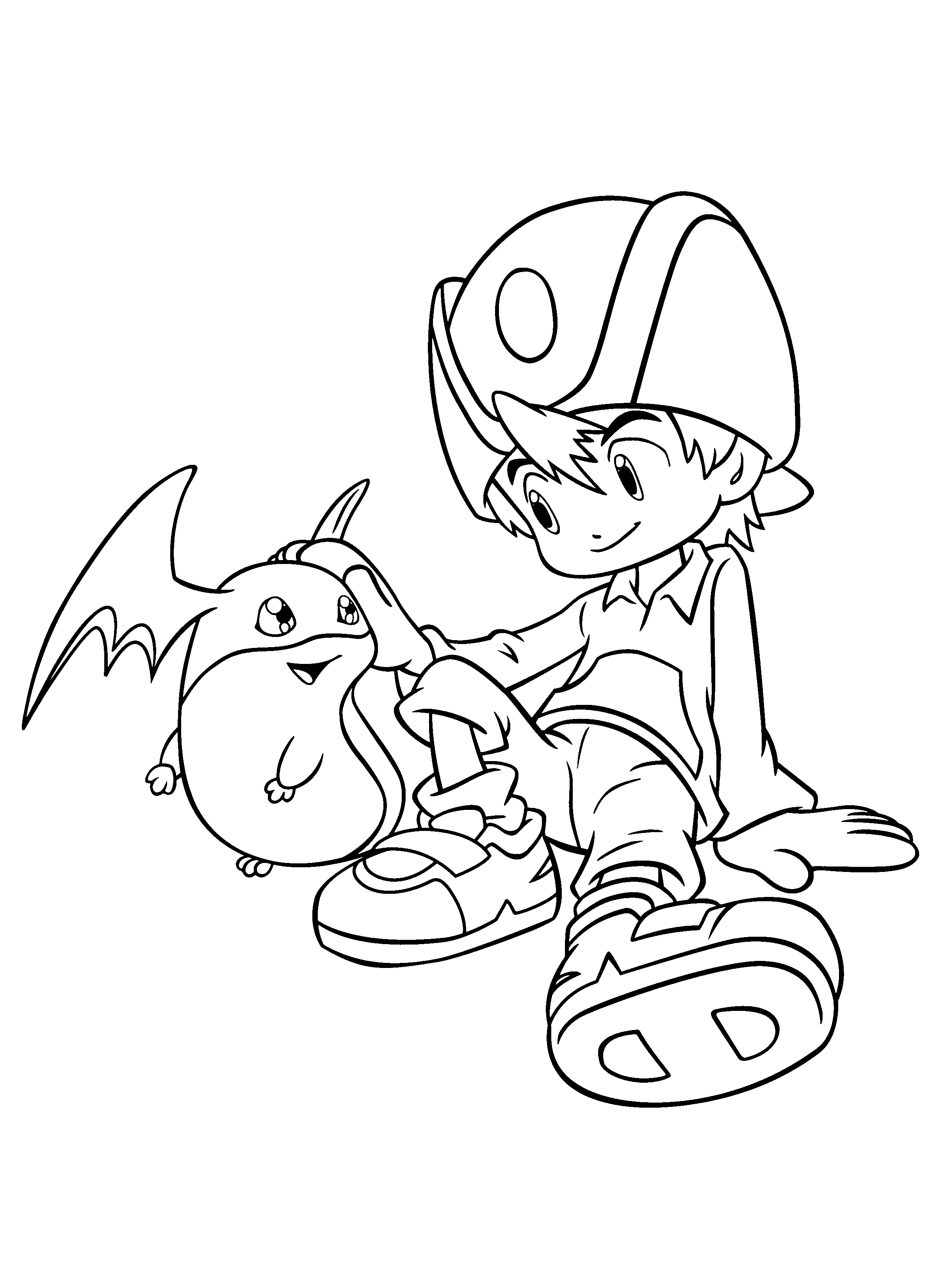 Digimon coloring pages