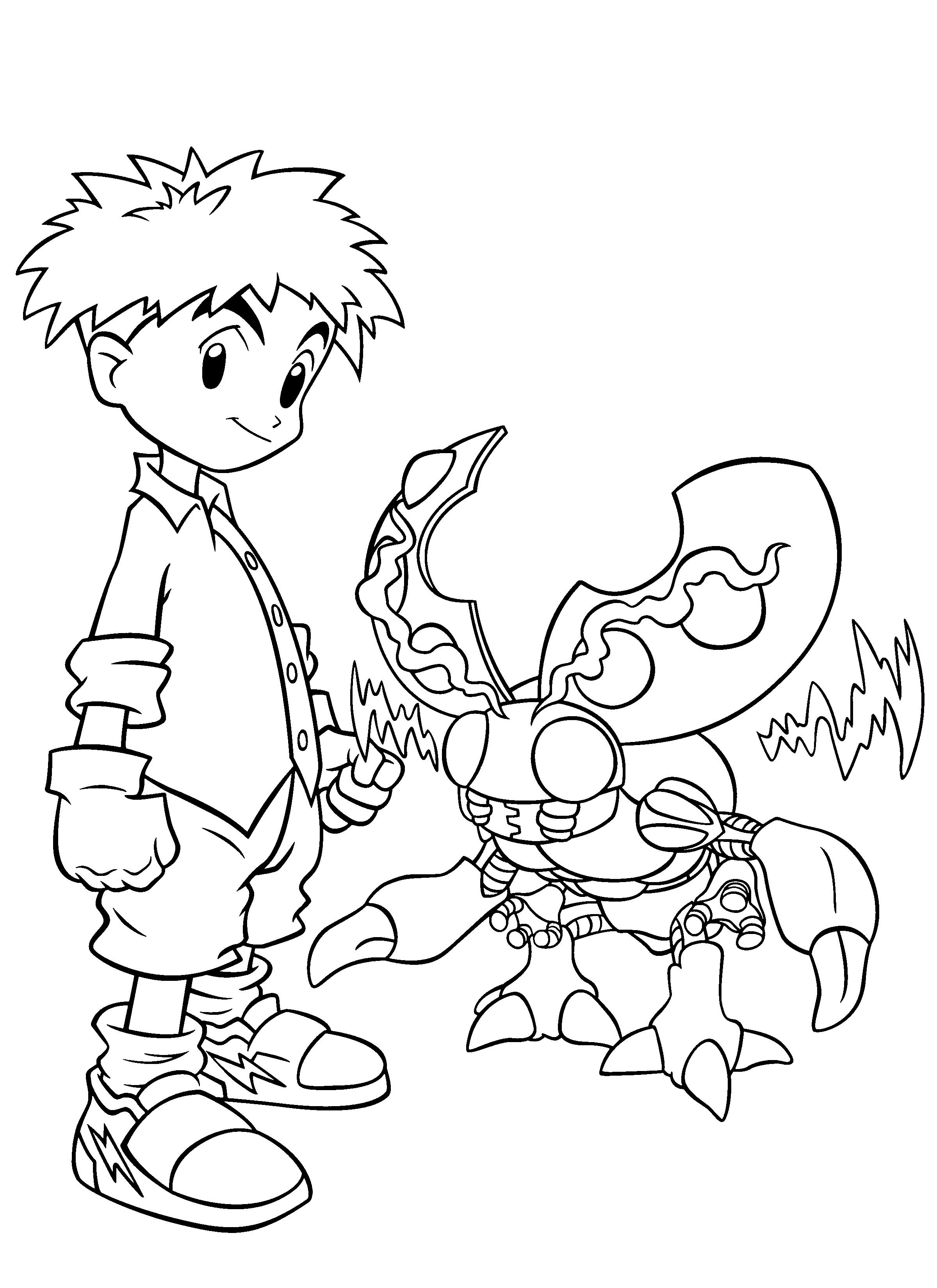 Digimon coloring pages