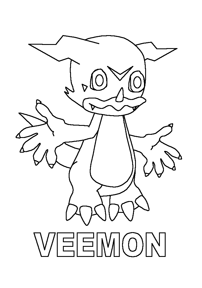 Digimon coloring pages