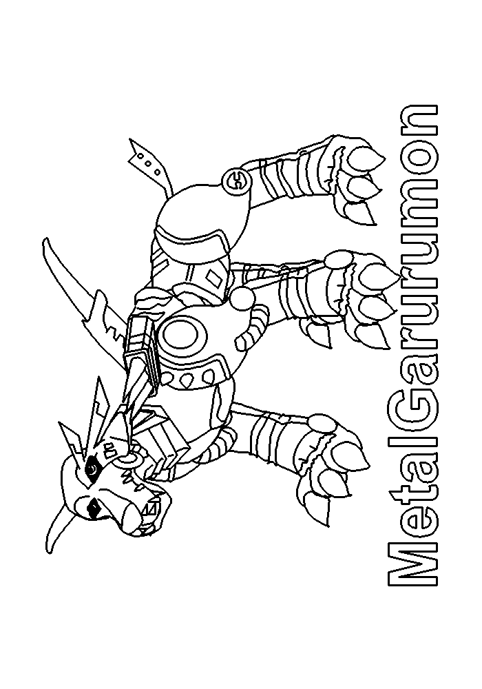 Digimon coloring pages