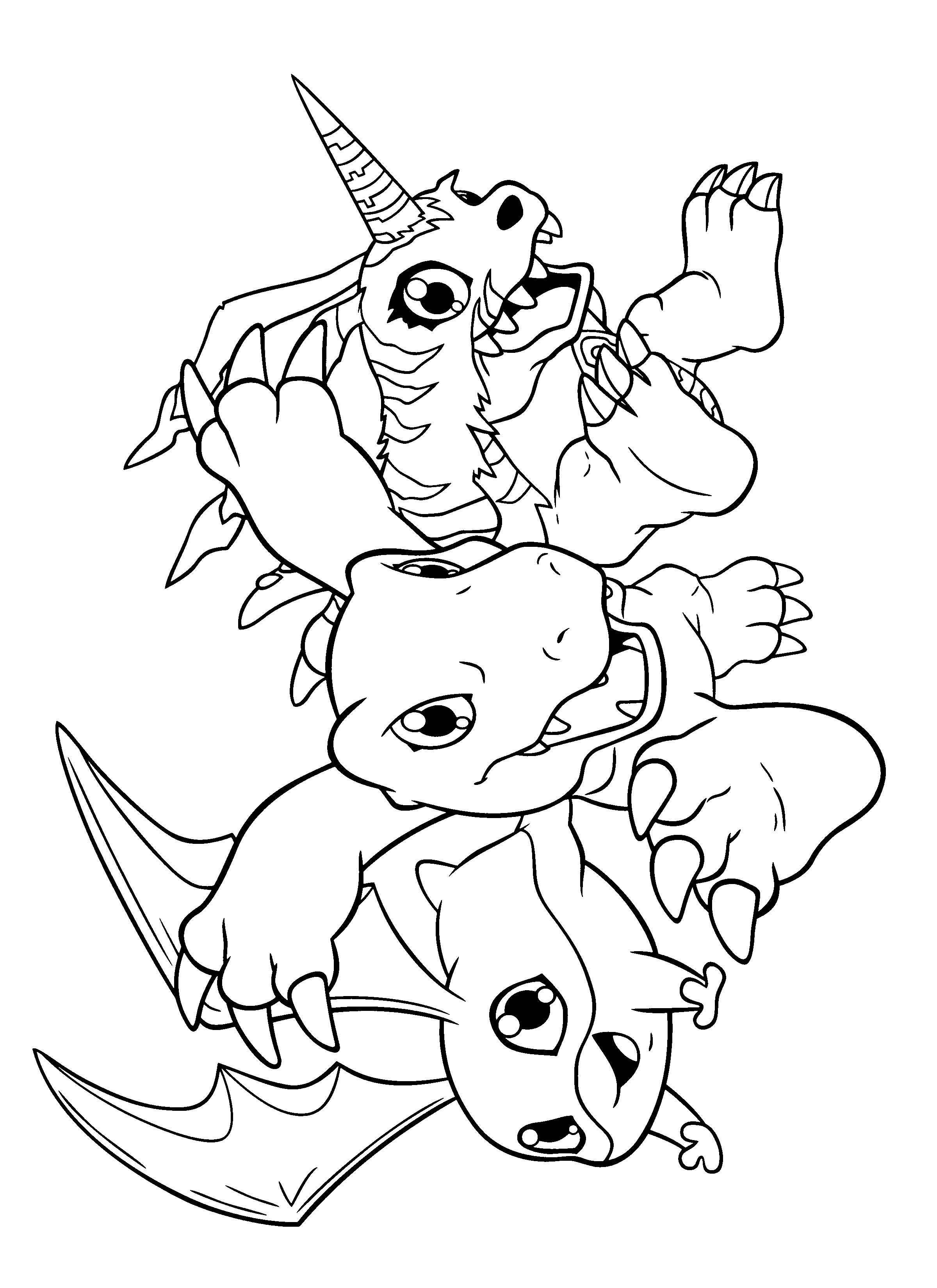 Digimon coloring pages