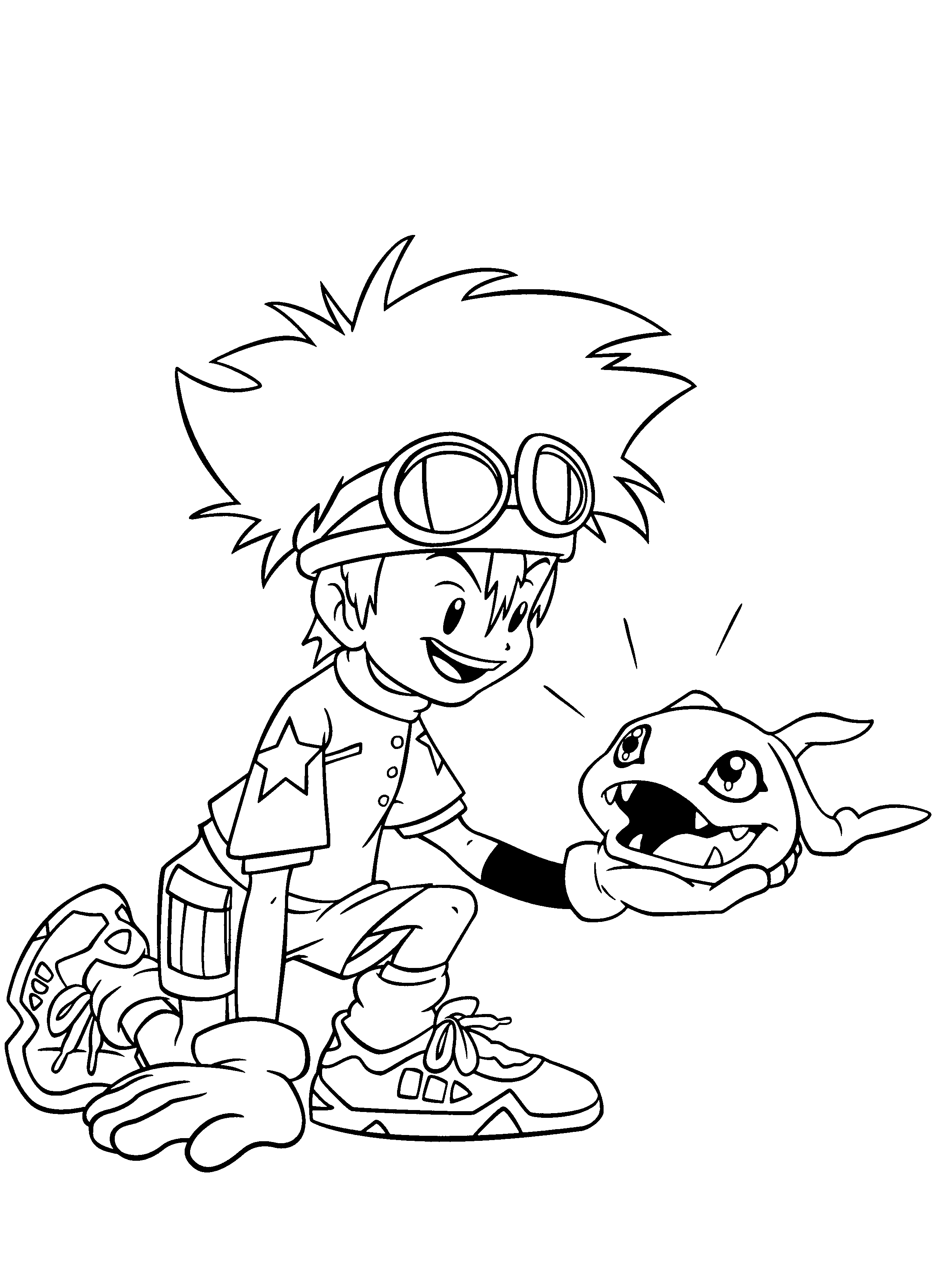 Digimon coloring pages